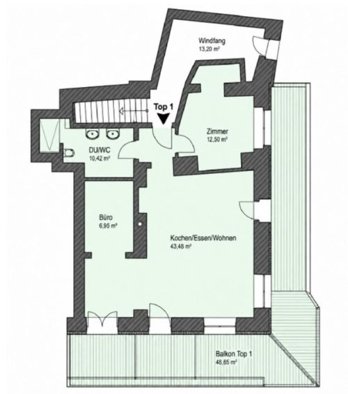 Maria Saal: Moderne Erstbezugswohnungen im kernsanierten Altbau! - Bild3